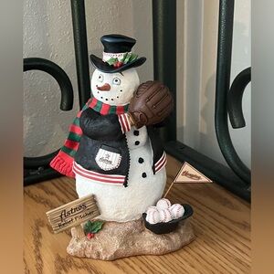 Danbury Mint Houston Astros Snowman Figurine 8" Resin 2001 in Box 1st Generation